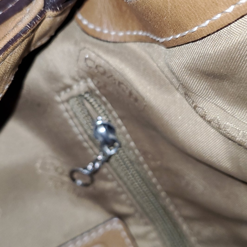 Coach tan leather bag - Picture 10 of 10